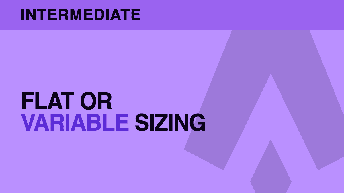 Flat vs Variable Bet Sizing