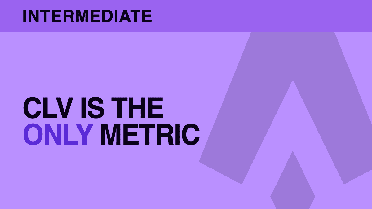 CLV — the only metric that actually matters