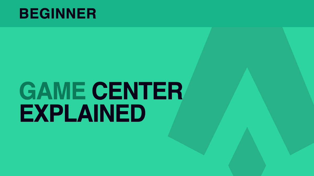 Game Center — one screen for everything in a game